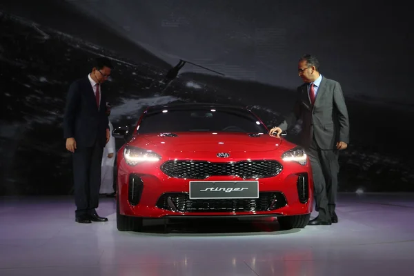 Ceremonia de inauguración de KIA Stinger — Foto de Stock