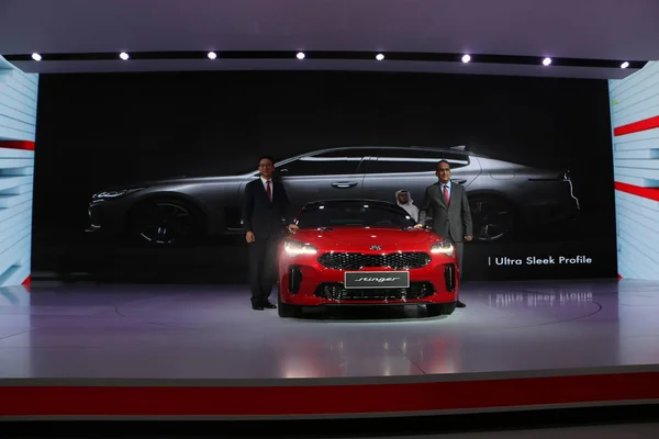 Ceremonia de inauguración de KIA Stinger — Foto de Stock