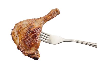 Kızarmış ördek bacak.