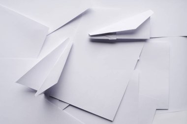 White paper planes