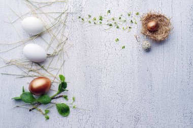 Paskalya selamlar için şablon