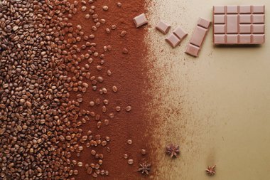 siyah kahve çekirdekleri