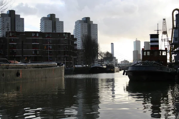 Older European cities, Amsterdam, Rotterdam, The Hague, before Christmas — Stock Photo, Image