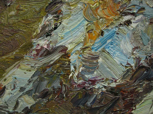 Texture oil painting — Stock Photo, Image