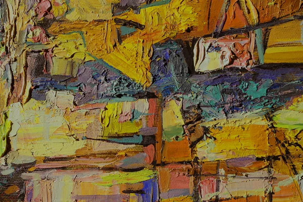 Texture oil painting — Stock Photo, Image