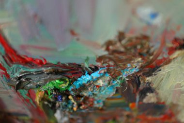 Doku yağlı boya, akrilik, yağ, parlak renk,