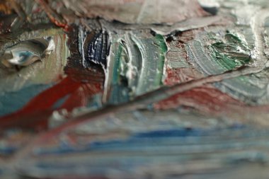 Doku yağlı boya, akrilik, yağ, parlak renk,