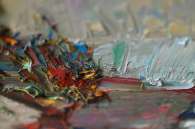 Doku yağlı boya, akrilik, yağ, parlak renk,