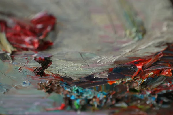 Textura pintura a óleo, acrílico, óleo, cor brilhante , — Fotografia de Stock