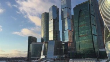 Moscow City güneşli weater