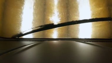otomatik yıkama istasyonu arabadaki 4 k görüntüleri