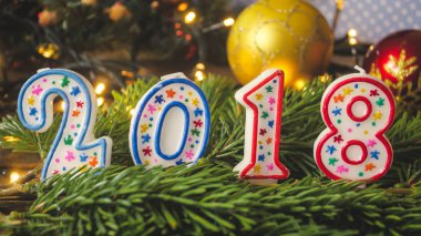 Portre resim 2018 şekillendirme mum tonda. Güzel Noel