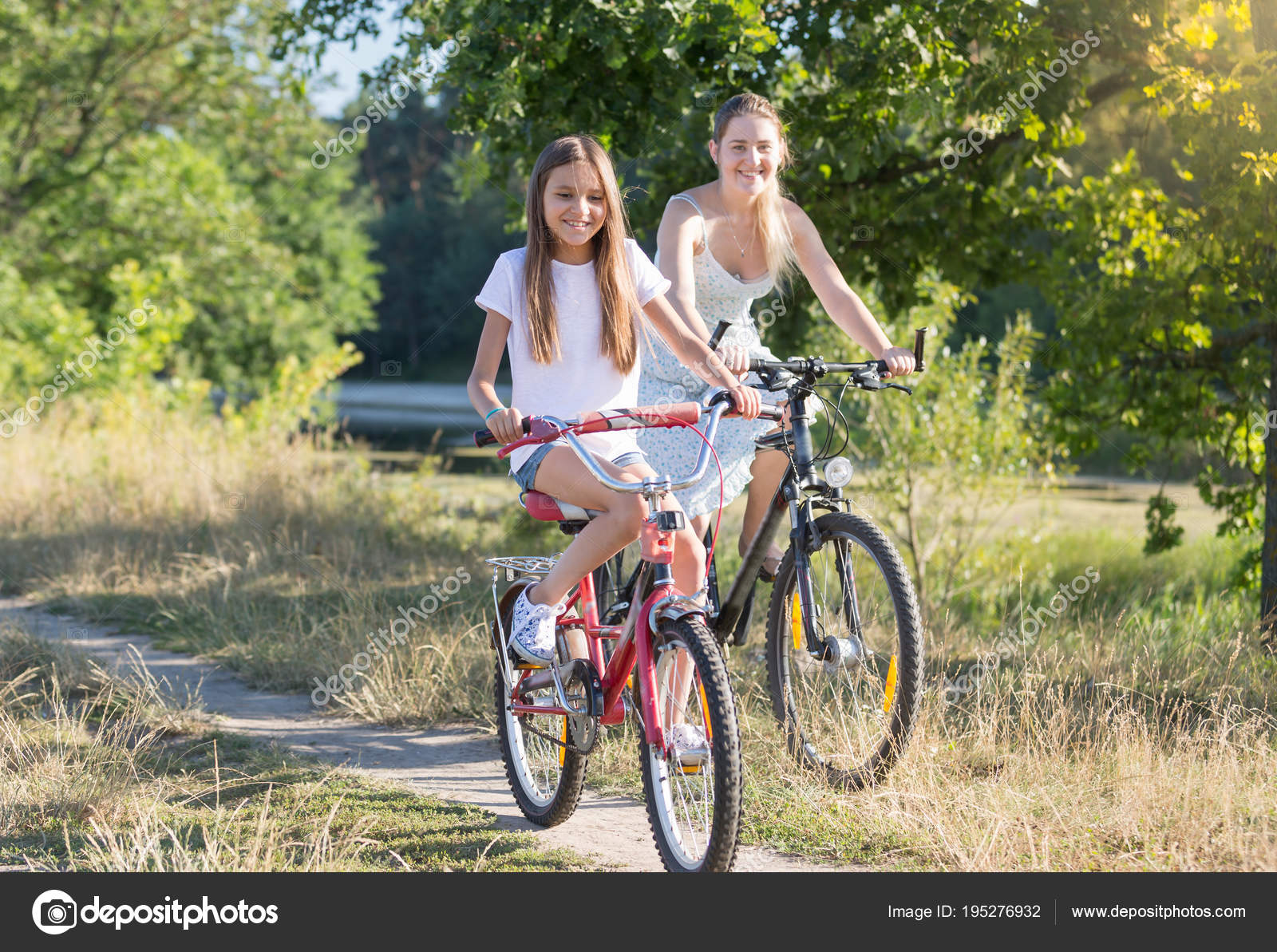 hot girls riding bike