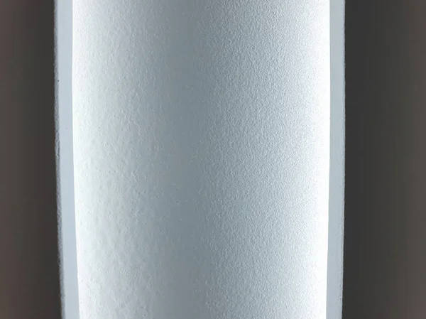 Macro image of white illuminated wall with LED lights — Stock Photo, Image