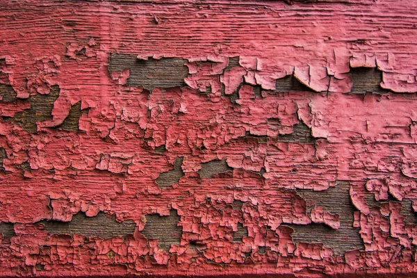 Alte rot lackierte Holzoberfläche. — Stockfoto