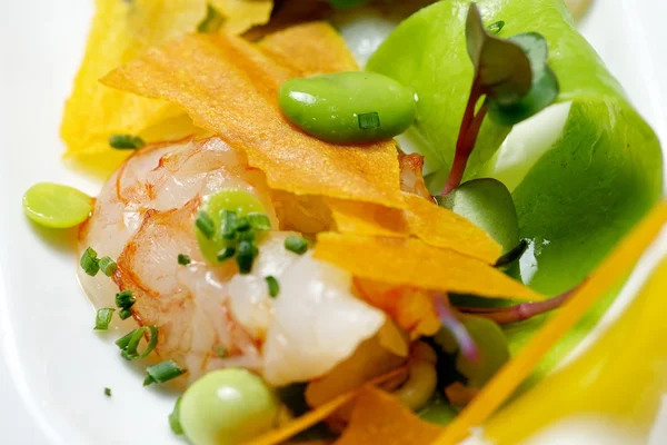 Meeresfrüchte-Salat aus nächster Nähe — Stockfoto