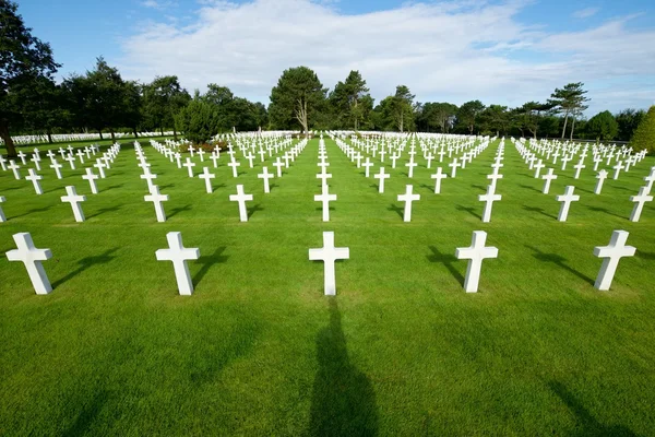 Hřbitově v Normandii — Stock fotografie