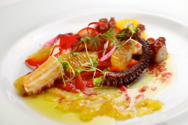 Ahtapot ceviche görünümü