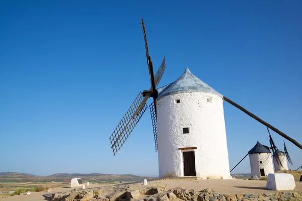 Møllerne af Don Quixote . - Stock-foto