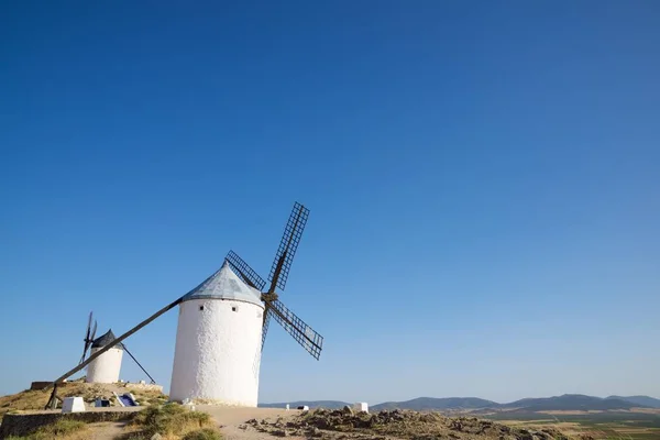 Die Mühlen des Don Quichote. — Stockfoto