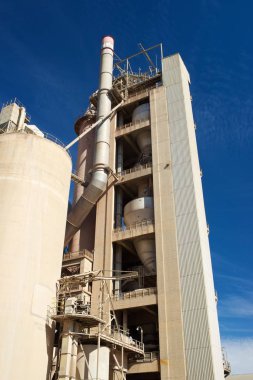 Çimento fabrika görünümü