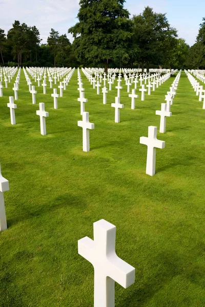 Cemetery in Normandy — Stock Photo, Image