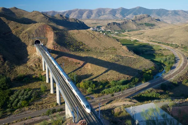 Velocidad Vista tren — Foto de Stock