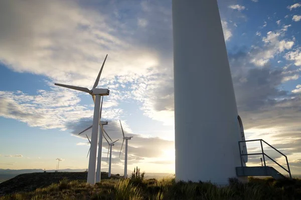 Vista da energia eólica — Fotografia de Stock