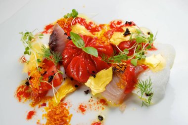 Domates salatası görünümü