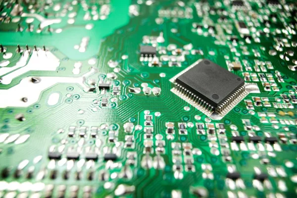 Integrated circuit view — Stock Photo, Image