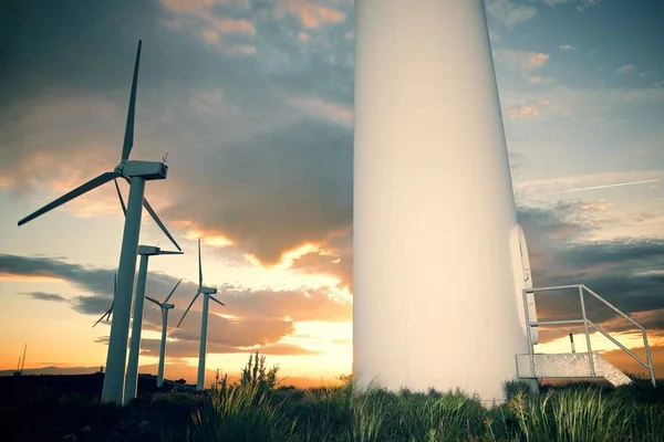 Wind energy view — Stock Photo, Image