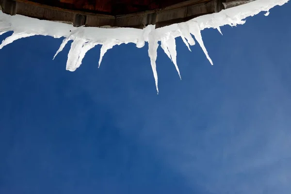 Icicles in the Pyrenees — Stock Photo, Image