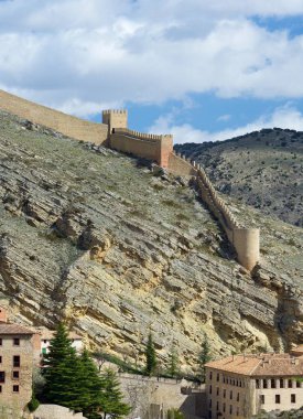 Aibarracin duvar İspanya