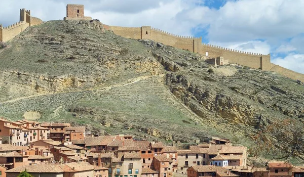 Mur d'Aibarracin en Espagne — Photo