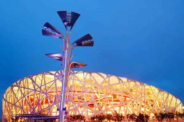 Вид на Олимпийскую площадь — стоковое фото