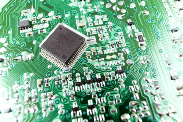 Integrated circuit view — Stock Photo, Image
