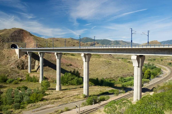 Viaduto em Espanha — Fotografia de Stock