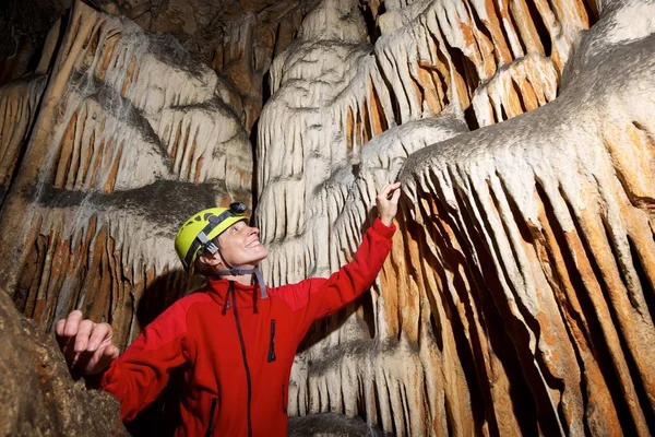 Caving in Spain — Stock Photo, Image