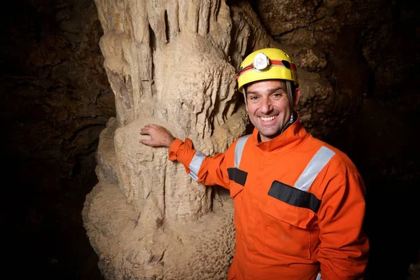 Caving in Spain — Stock Photo, Image