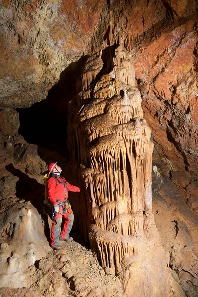 Caving in Spain — Stock Photo, Image