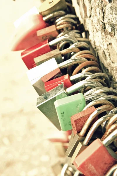 Amour cadenas vue — Photo