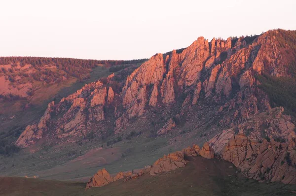 Vista del paisaje mongol —  Fotos de Stock