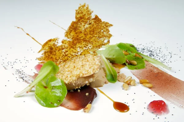 Foie mit Feigen — Stockfoto