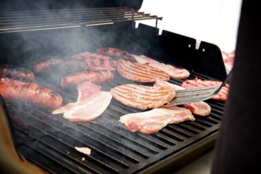 Barbekü yakın çekim