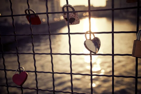 Love padlock view — Stock Photo, Image