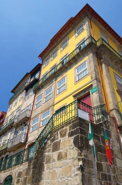 Fachada en Oporto — Foto de Stock