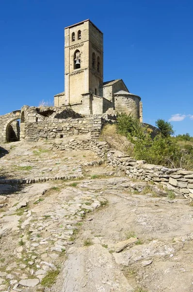 Romanische Kirche in Spanien — Stockfoto