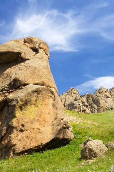 Vista del paisaje mongol —  Fotos de Stock