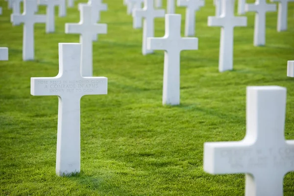 Кладбище Нормандии — стоковое фото