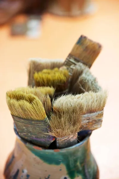 Group of brushes — Stock Photo, Image